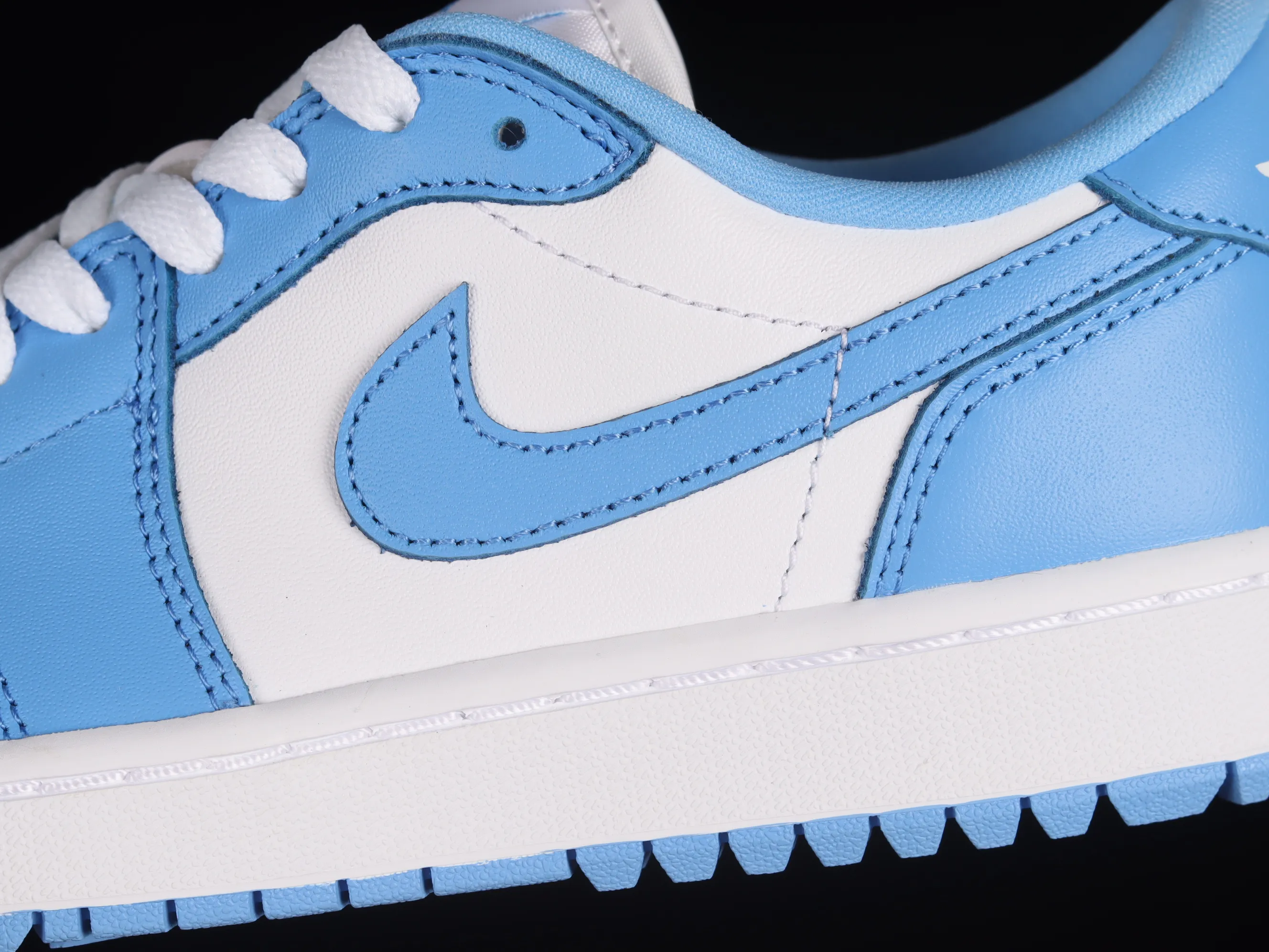 All categories Air Jordan Jordan series basketball shoes Air Jordan 1 Low G version pure original Air Jordan 1 Low Golf "UNC" AJ1 Joe 1 new golf version North Carolina blue color DD9315-100